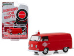 1969 Volkswagen Type 2 Panel Van Red \"Firestone Tire Service\" \"Running on Empty\" Series 8 1/64 Diecast Model Car by Greenlight