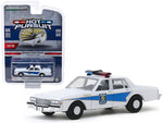 1986 Chevrolet Caprice \"Indiana State Police\" (Indiana, USA) White \"Hot Pursuit\" Series 33 1/64 Diecast Model Car by Greenlight