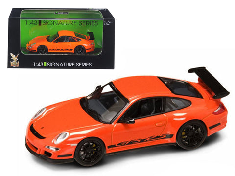 Porsche 911 997 GT3 RS Orange 1/43 Diecast Car Model by Road Signature