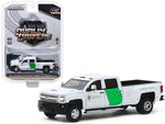 2018 Chevrolet Silverado 3500HD Dually Pickup Truck \"U.S. Customs and Border Protection Border Patrol\" White \"Dually Drivers\" Series 3 1/64 Diecast Model Car by Greenlight