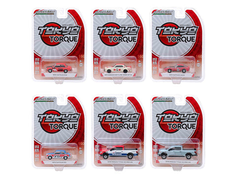 \"Tokyo Torque\" Series 6, Set of 6 pieces 1/64 Diecast Model Cars by Greenlight