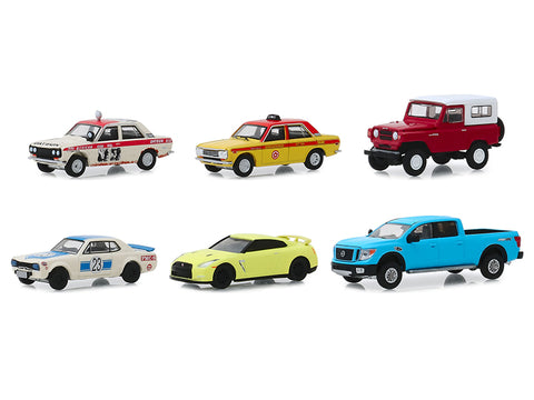 \"Tokyo Torque\" Series 7, Set of 6 pieces 1/64 Diecast Model Cars by Greenlight
