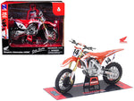 Honda Racing Team CRF450R Cole Seely #14 Motorcycle Model 1/12 by New Ray