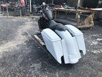 Harley Sportster 883 / Dyna / Sportster 5″ Dual Cut Out Saddlebags Kit No Lids