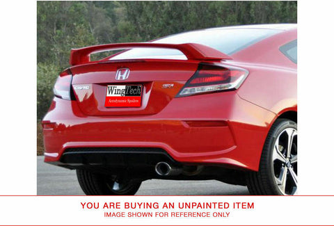 Unpainted SI STYLE Rear Spoiler for HONDA CIVIC COUPE "SI" (LARGE) 2012 & UP