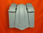 Harley Heritage Softail 4″ Saddlebags Dual 6X9 Speaker Lids Fender No Cutouts