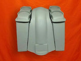 Harley Heritage Softail 4″ Saddlebags Dual 6X9 Speaker Lids Fender No Cutouts