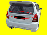 FIBER GLASS REAR MIDDLE SPOILER WING FIT FOR SUBARU FORESTER SG5 SG9 2002-2005