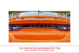 Unpainted Rear Spoiler No Light For DODGE DART 2013 & UP POST Pre-Drilled