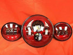 7″ RED Headlight Red 4.5″–4 1/2″ Auxiliary AUX Spot Passing LED Fog Lights