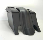 6x9 6" Dual Exhaust Saddlebag Rear Overlay Fender 2009-2013 Harley Davidson