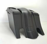 6x9 6" Dual Exhaust Saddlebag Rear Overlay Fender 2009-2013 Harley Davidson