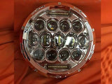 7″ 75W CHROME Projector LED Headlight For Kawasaki Vulcan Nomad 1500/1600