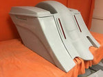 Honda Shadow Sabre 1100 6″ bags Out & Down LED Rear Fender Right Cut Dual 6x9