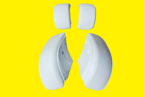FITS: HONDA FL250 ODYSSEY FRONT AND REAR FENDER 77-84 WHITE