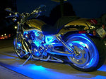 Green 4pc LED Kit Engine Fairing Body Kit Lights Glow Accent Lighting for Harley