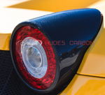Carbon Fiber Tail Light Lamp Cover For Ferrari 458 Italia Coupe & Spider