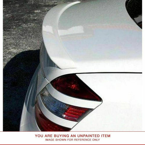 Unpainted Factory Style Spoiler for MERCEDES S-CLASS 2007-2013 LIP NO LIGHT ABS