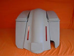 Harley Davidson 5″ Softail Heritage Saddlebags Lids LED Fender Right Cut Out