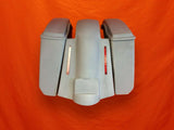 Harley 5″ Extended Saddlebags No Cut Outs Replacement LED Fender 6.5" Lids 09–13