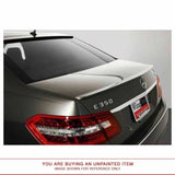 Unpainted Factory Style Spoiler for MERCEDES E-CLASS SEDAN 2010-2016 LIP ABS