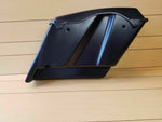 HARLEY DAVIDSON 4" SADDLEBAGS NO CUT OUTS, LIDS & REAR LED FENDER INCLUDED