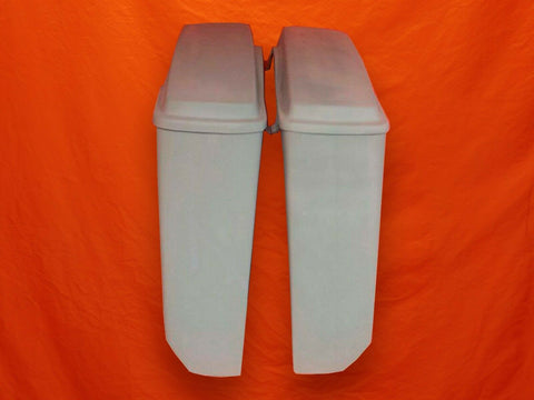Harley Davidson 5″ Extended Stretched Saddlebags Lids No Cut Outs