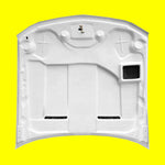 3 STYLE FUNCTIONAL HEAT EXTRACTION AIR FIBERGLASS HOOD (UNPAINTED)