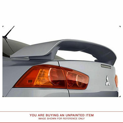 Unpainted Spoiler for MITSUBISHI LANCER 2008 & UP POST ABS PLASTIC PRE-DRILLED