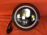 7″ DAYMAKER Black Angel Eye GREEN HALO LED Headlight Yamaha Roadstar 1600 / 1700