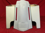 Harley Softail Heritage 4″ Saddlebags No Lids LED Lights Fender Dual CutOuts