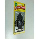 2X Little Trees BLACK ICE Tree Air Freshener Car Auto