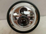 7″ DAYMAKER Kawasaki Vulcan Nomad 800 Chrome With White Halo HID LED Headlight