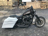 Harley Sportster 883/Dyna/Sportster 5″ Dual Cut Saddlebags Kit + 6x9 Speaker Lid