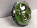 5 3/4″ Replacement CAMO GREEN Projector HID LED Light Bulb Headlight Harley 5.75