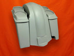 Harley Davidson 4″ Extended Saddlebags Dual 6.5″ Lids Fender Right Cut out