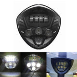 Black 60W CREE LED Headlight For Victory Cross Country, Hammer, Vegas Motorcycle