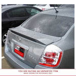 Unpainted FRP Spoiler NO LIGHT for NISSAN SENTRA 2007-2012 POST Pre-Drilled
