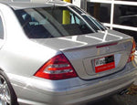 Painted Factory Style Spoiler NO LIGHT MERCEDES C-CLASS 2001-2007 LIP NO DRILL