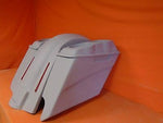 Harley 5″ Heritage Softail Saddlebags Dual 6.5″ Speaker Lid LED Fender Right Cut