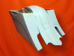 Harley 6″ Extended Out And Down Cut Out Saddlebags with Rear Fender – 6x9 Lids