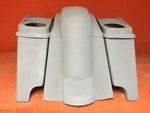 Honda VTX 1300 / 1800 4″ Saddlebags Rear Fender Dual Cut Outs Dual 6X9 Speaker