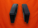 Harley Davidson 4" Extended Stretched Saddlebags, Lids   Right Side With CutOut
