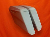 Harley Davidson 5″ Extended Stretched Saddlebags 6.5" Speaker Lids No Cut Outs