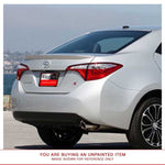 Unpainted Factory Style Spoiler for TOYOTA COROLLA 2014 & UP LIP NO DRILL