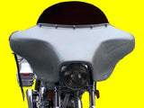 HARLEY DAVIDSON ROAD KING MOTORCYCLE BATWING FAIRING FIBERGLASS 2 SPEAKER