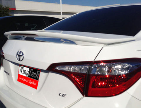 Painted Custom Style Spoiler for TOYOTA COROLLA 2014 & UP POST Pre-Drilled