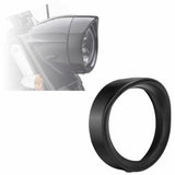 7" Black Headlight Ring Motorcycle Headlight Trim Rings for Harley