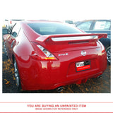 Unpainted Spoiler NO LIGHT RACING STYLE NISSAN 370Z COUPE 2009 & UP FLUSH Drill