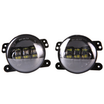 Pair 4 Inch Waterproof Auto LED Passing Lighting Fog Lights for Jeep Wrangler